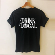 Load image into Gallery viewer, Less Think More Drink Drinking Drunk Beer Wine Harajuku T Shirt Funny T-shirt Women Clothing Casual Short Sleeve Tops Tees