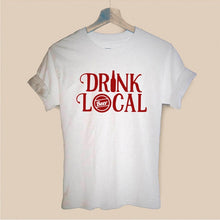 Load image into Gallery viewer, Less Think More Drink Drinking Drunk Beer Wine Harajuku T Shirt Funny T-shirt Women Clothing Casual Short Sleeve Tops Tees
