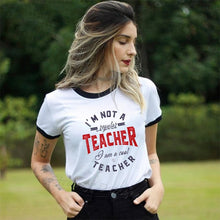 Load image into Gallery viewer, Teacher Tshirt For Women Harajuku Love Teach Fashion Female T-shirts Teacher Squad Clothes 2019 Summer Ulzzang Printed Tops Tees