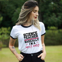 Load image into Gallery viewer, Teacher Tshirt For Women Harajuku Love Teach Fashion Female T-shirts Teacher Squad Clothes 2019 Summer Ulzzang Printed Tops Tees